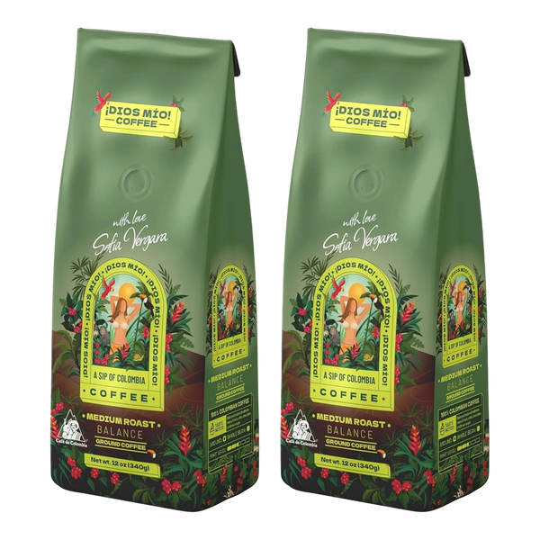 Medium Roast, Ground, 12 Oz bag, Packx2