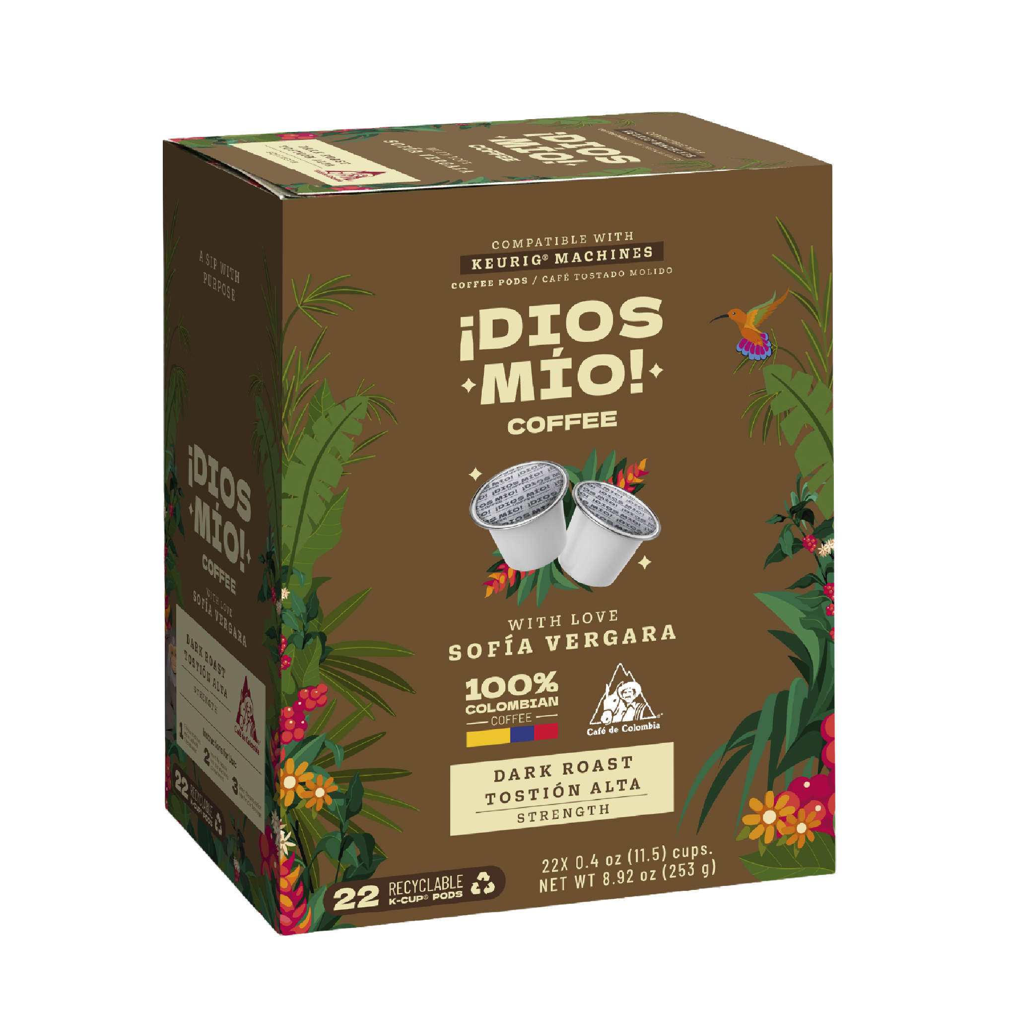 Dark Roast, K- Cup Pods, 22 Units