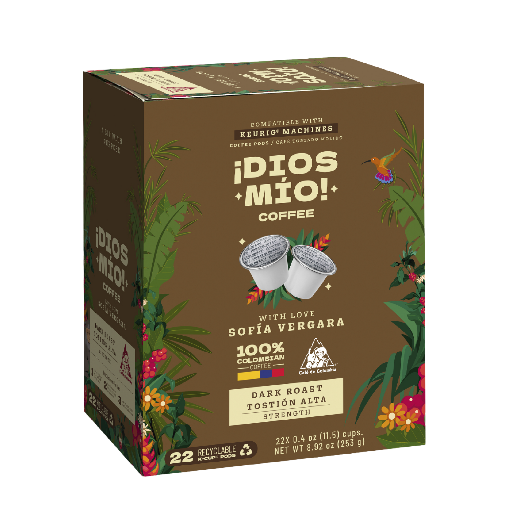 Dark Roast, K- Cup Pods, 22 Units