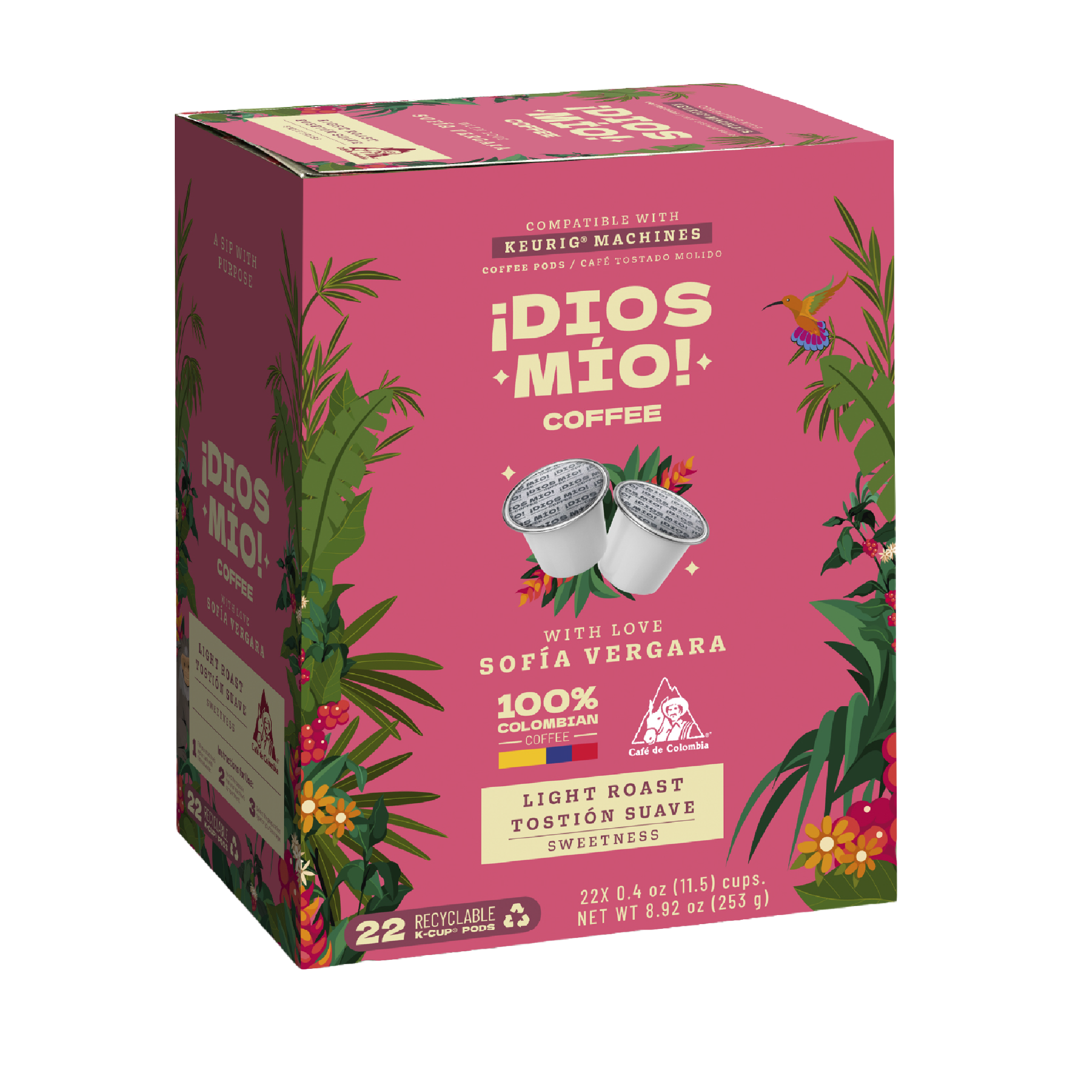 Light Roast, K- Cup Pods, 22 Units