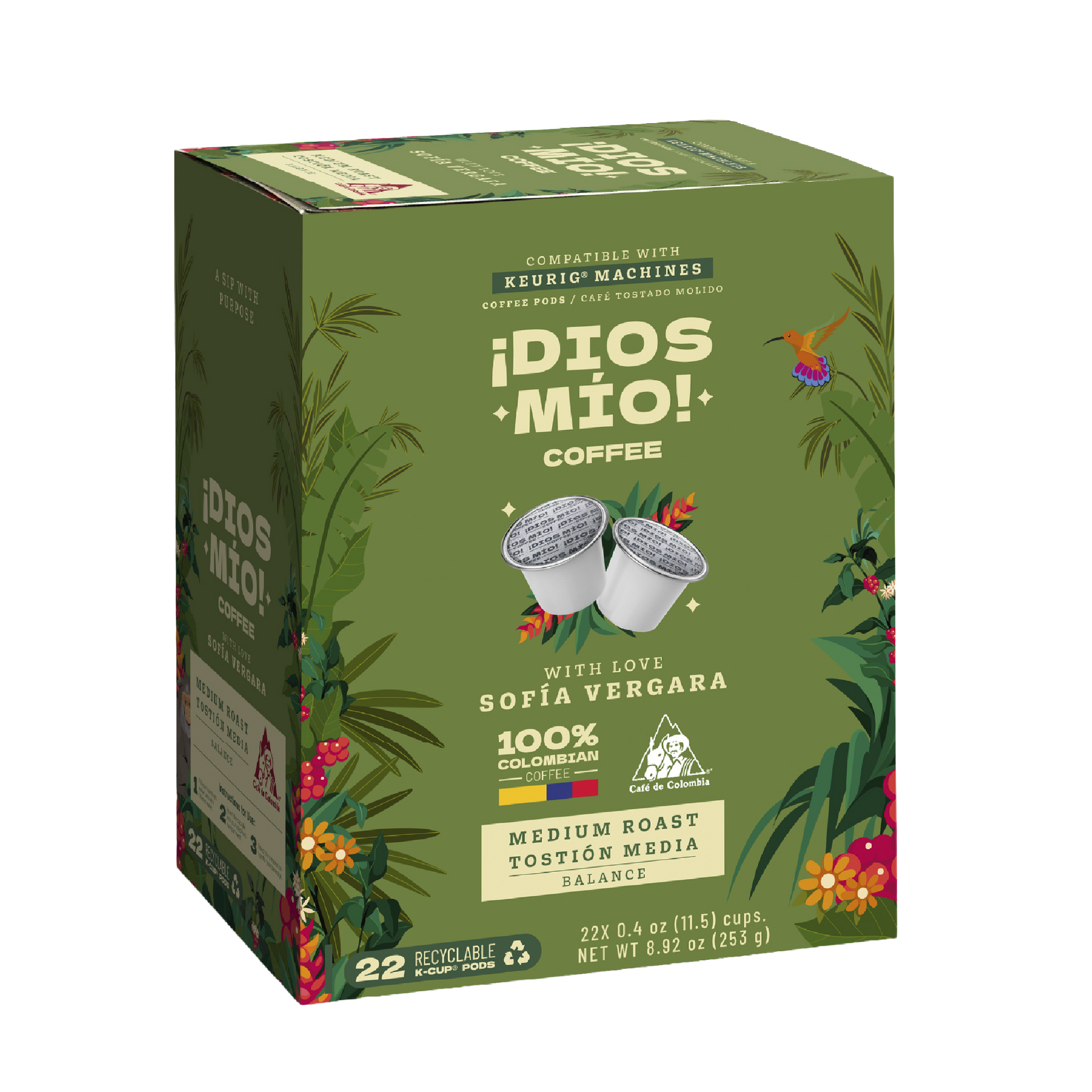 Medium Roast, K- Cup Pods, 22 Units