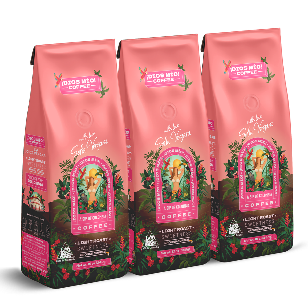 Light Roast, Ground, 12 Oz bag, Packx3