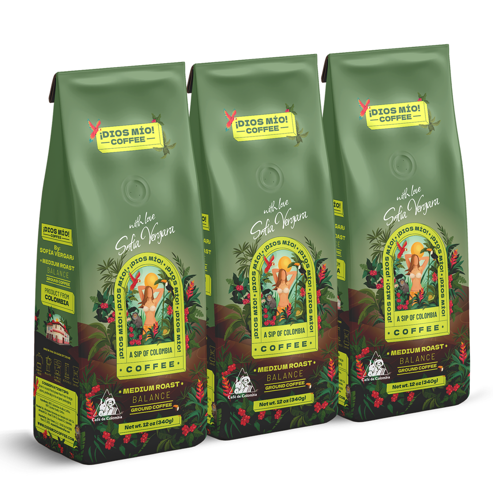 Medium Roast, Ground, 12 Oz bag, Packx3