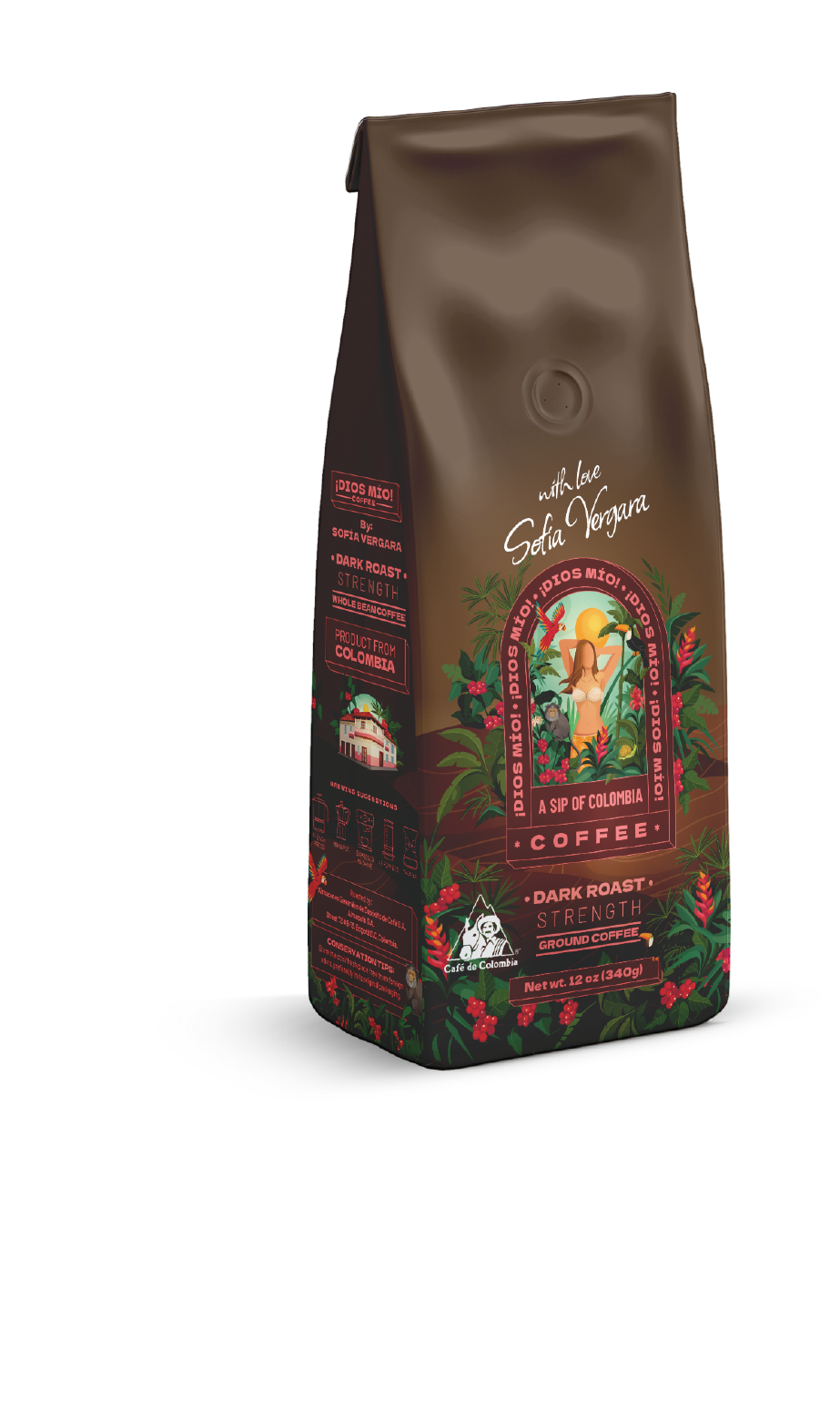 Dark Roast, Whole Bean, 12 Oz bag