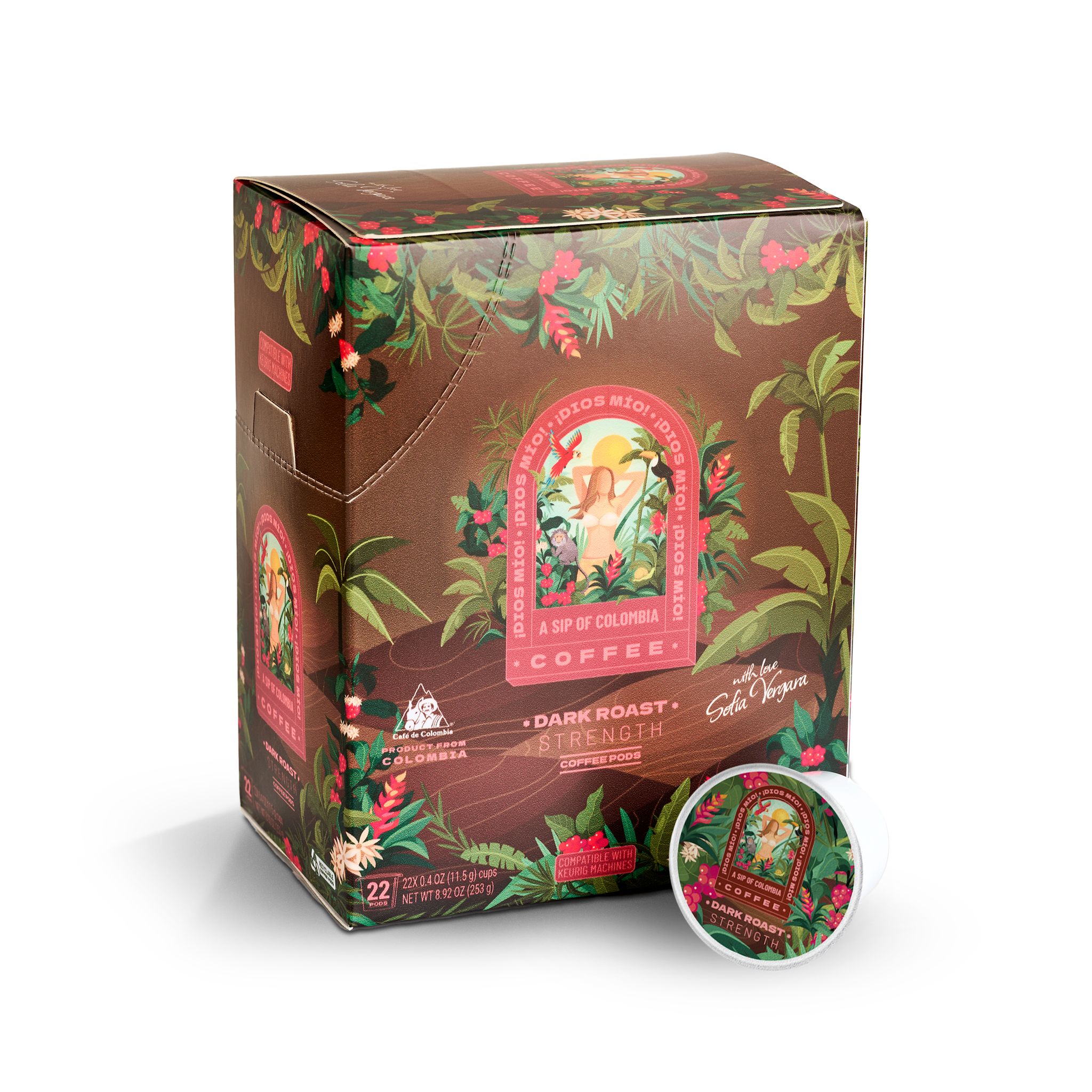 Dark Roast, K- Cup Pods, 22 Units
