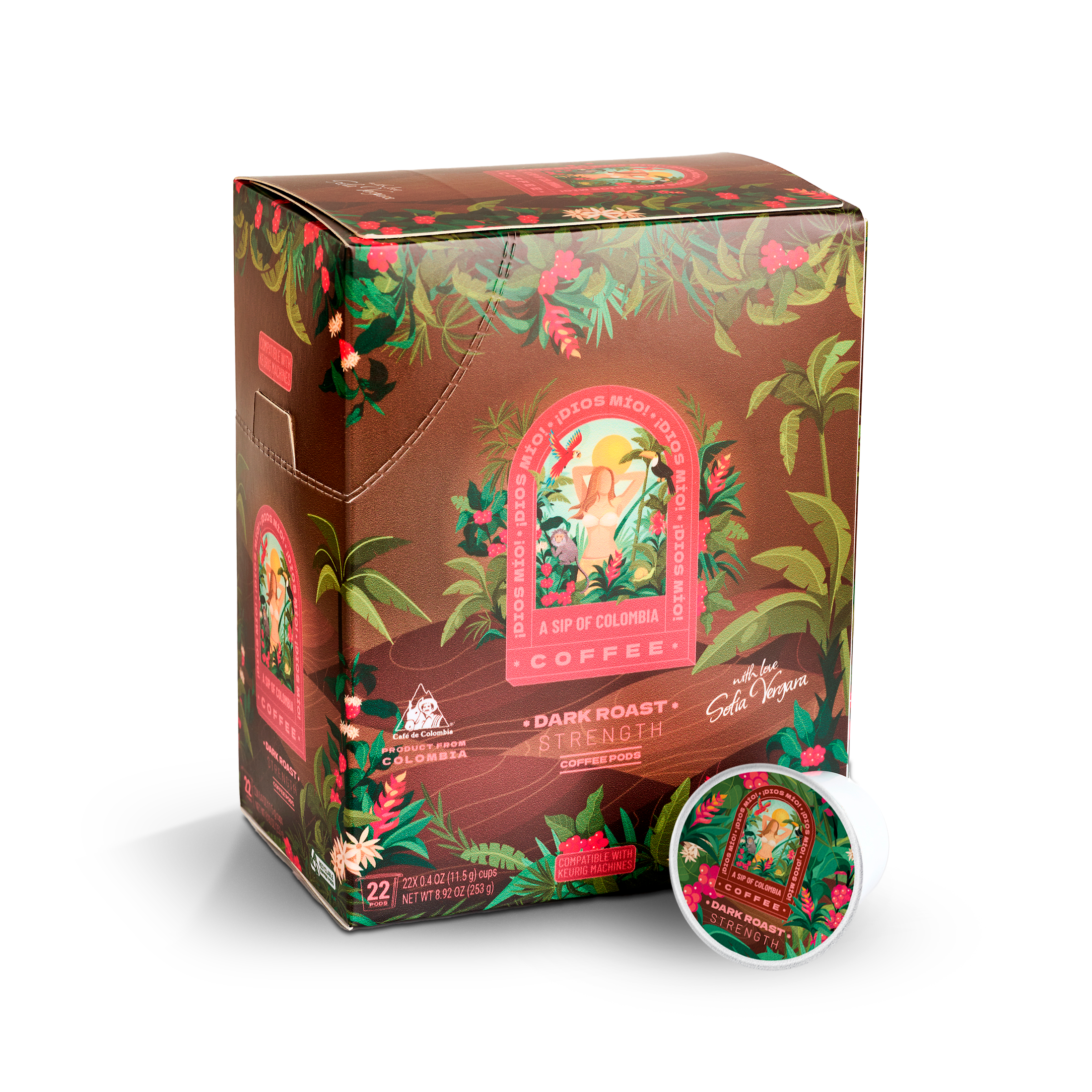 Dark Roast, K- Cup Pods, 22 Units