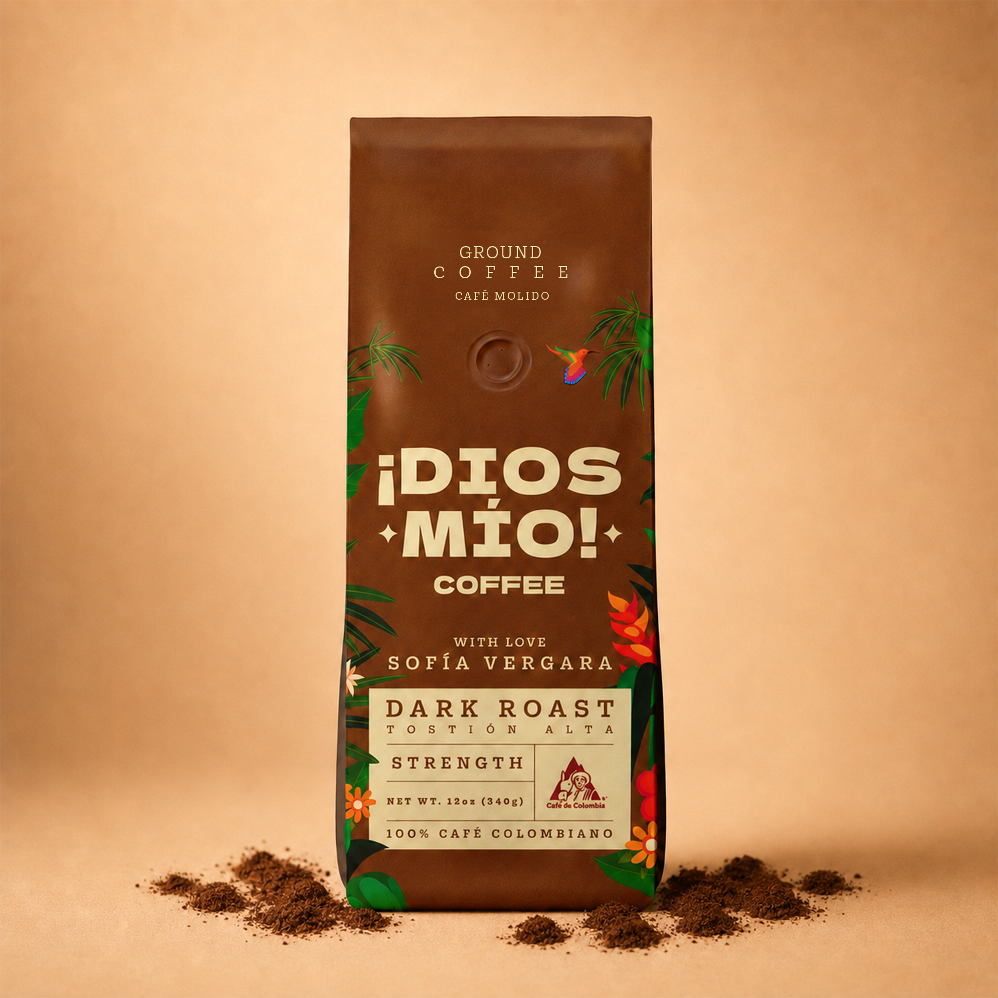 Dark Roast, Ground, 12 Oz bag