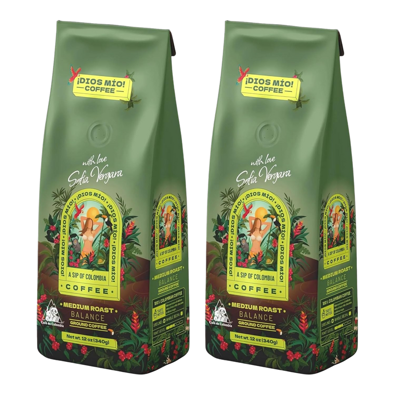 Medium Roast, Ground, 12 Oz bag, Packx2