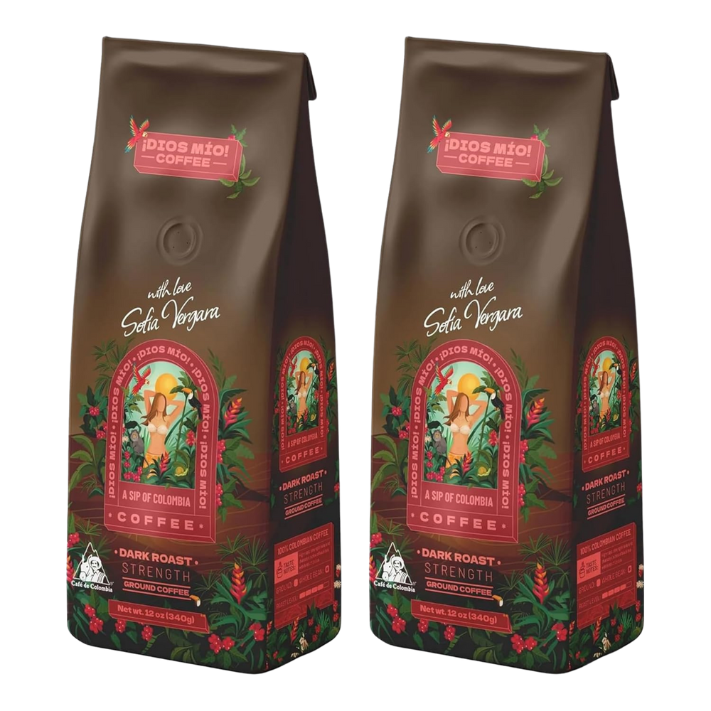 Dark Roast, Ground, 12 Oz bag, Packx2