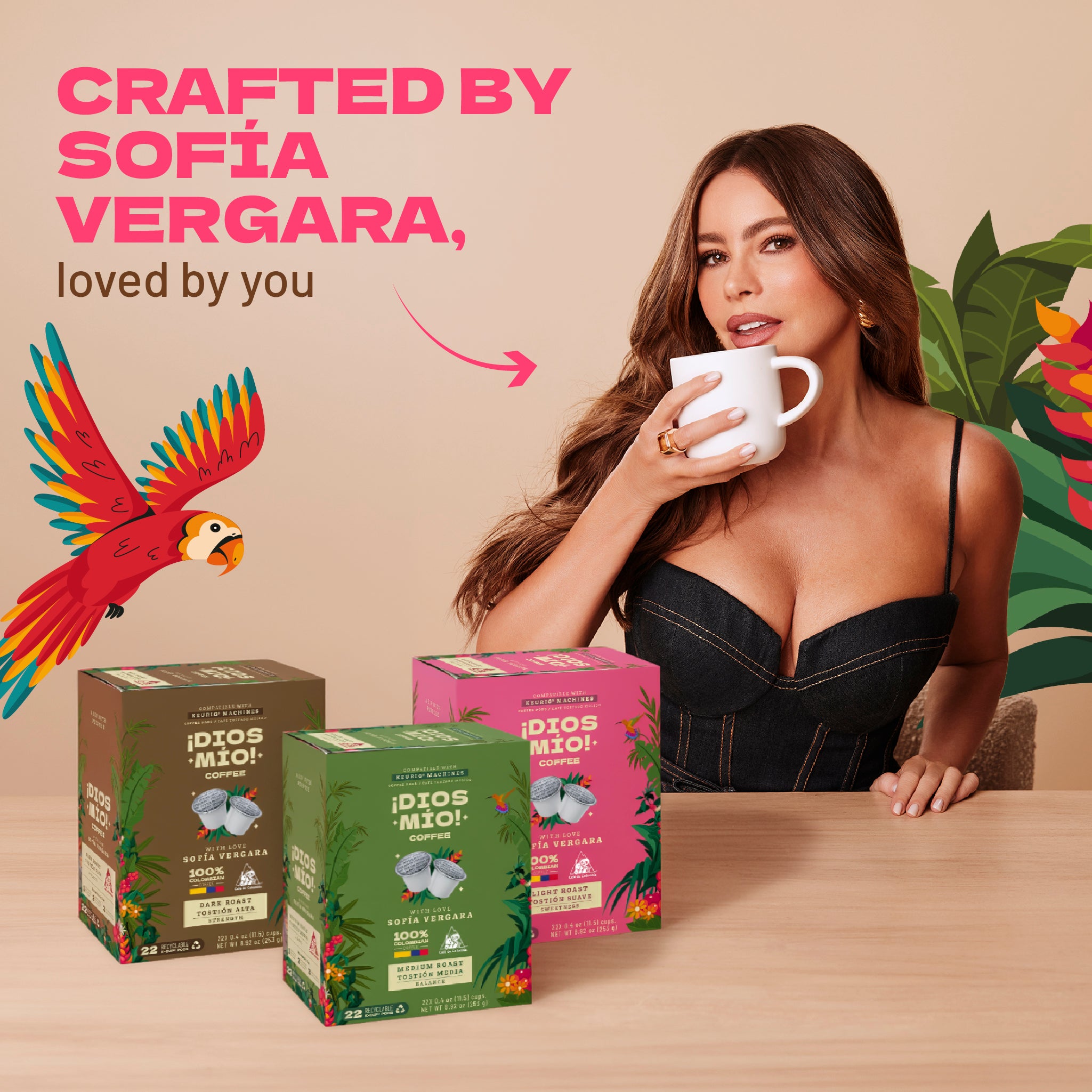 Dark Roast, K- Cup Pods, 44 Units, Packx2
