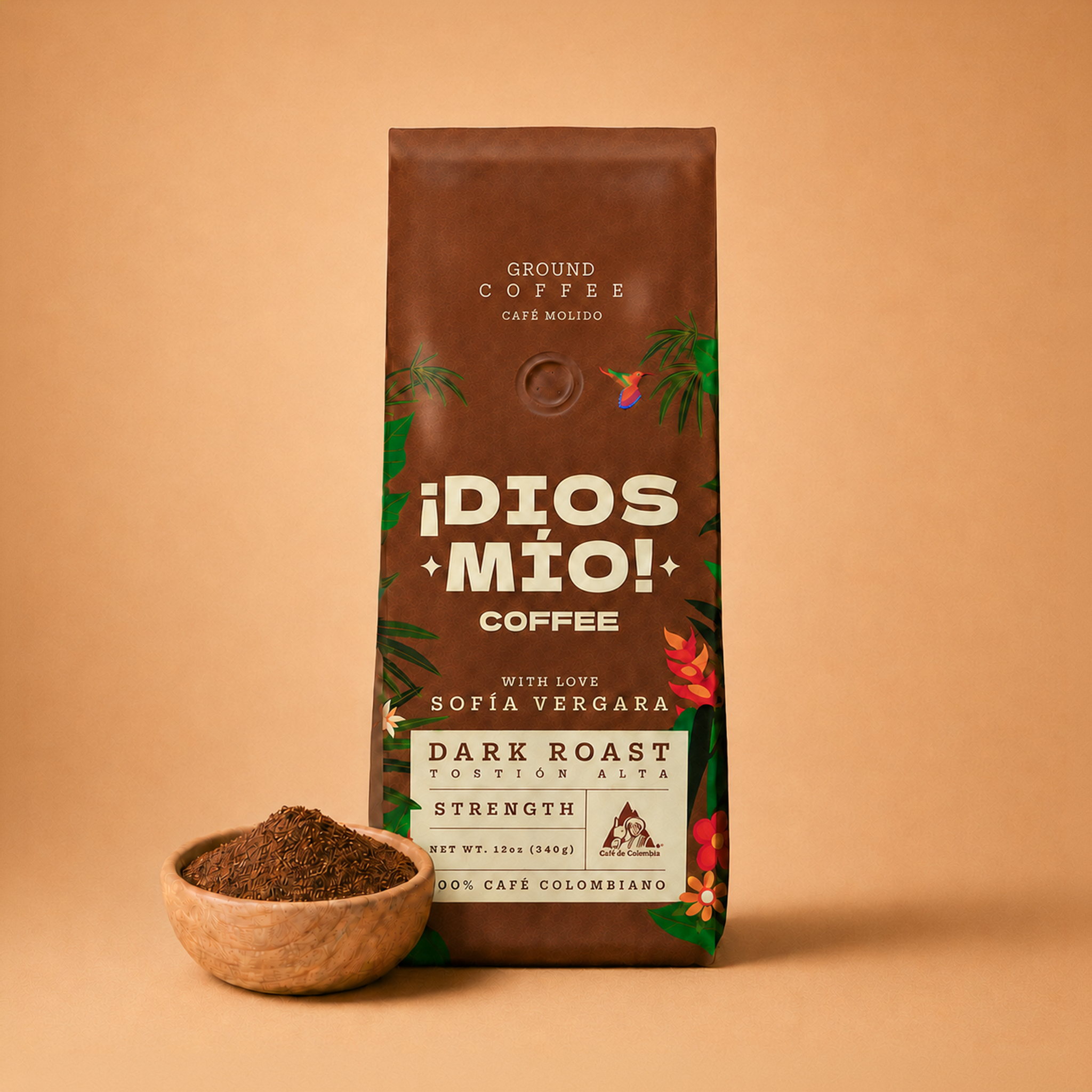 Dark Roast, Ground, 12 Oz bag