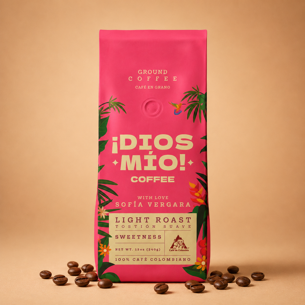 Café en grano 100% colombiano – Tostión suave – 340 gr