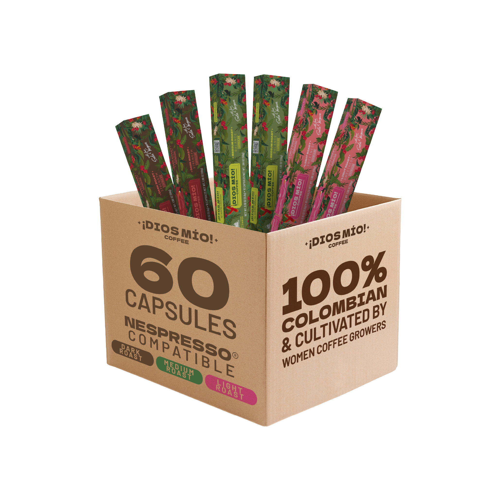 Mixed Roast, Espresso Capsules, 60 units, Pack x 6
