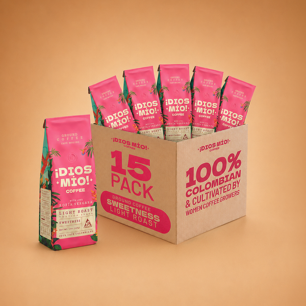 Light Roast, Ground, 12 Oz bag, Pack x15