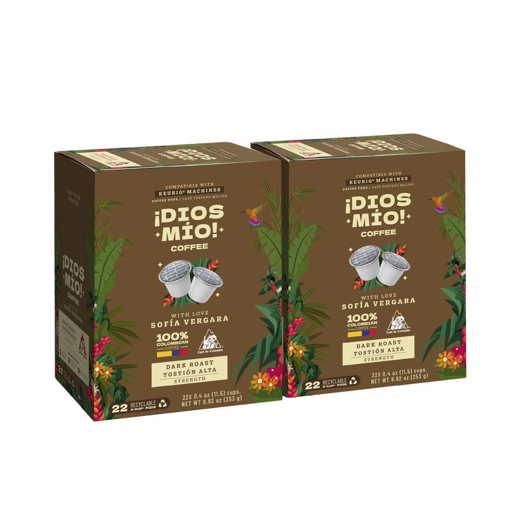 Dark Roast, K- Cup Pods, 44 Units, Packx2