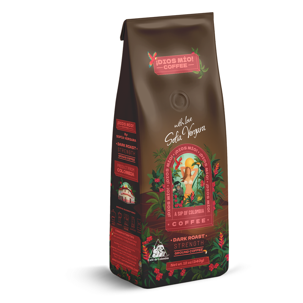 Tostado oscuro, molido, bolsa de 12 oz