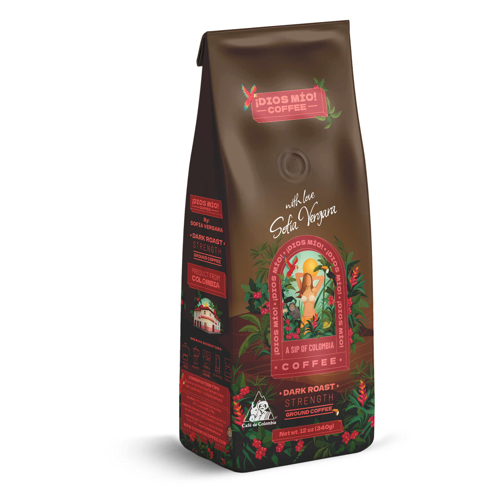 Dark Roast, Ground, 12 Oz bag