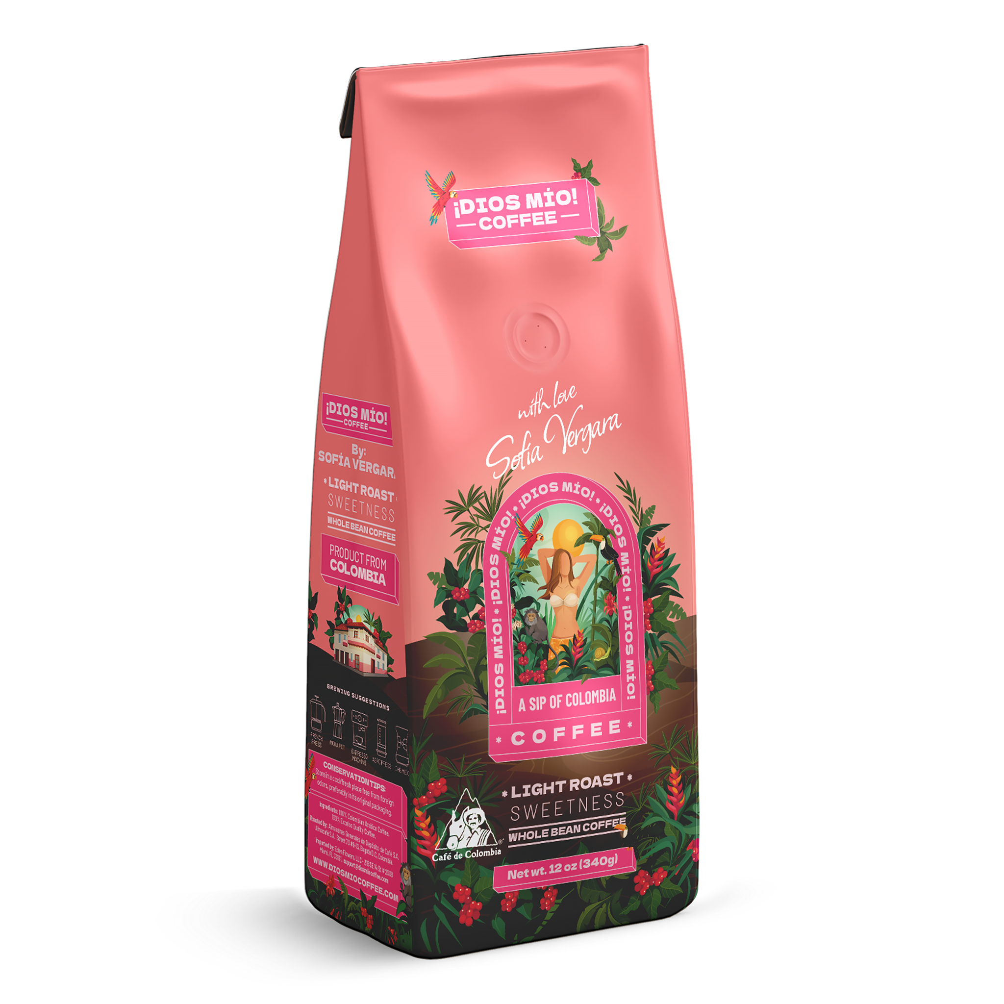 Light Roast, Whole Bean, 12 Oz bag