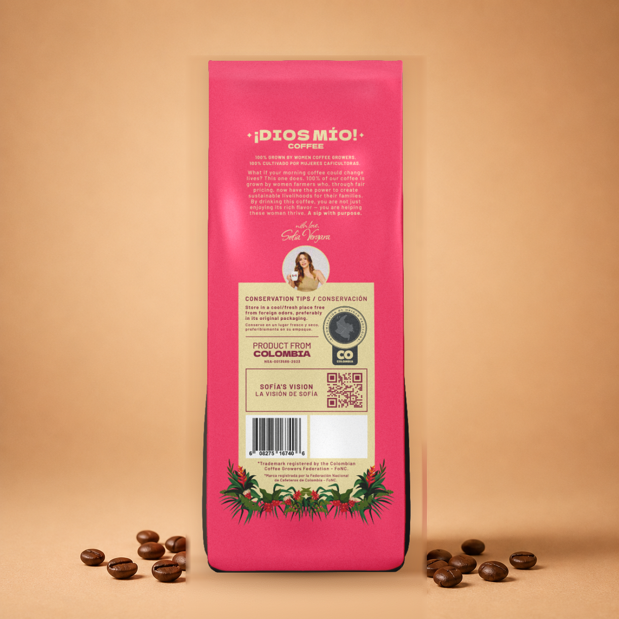 Café molido 100% colombiano – Tostión suave – 340 gr 