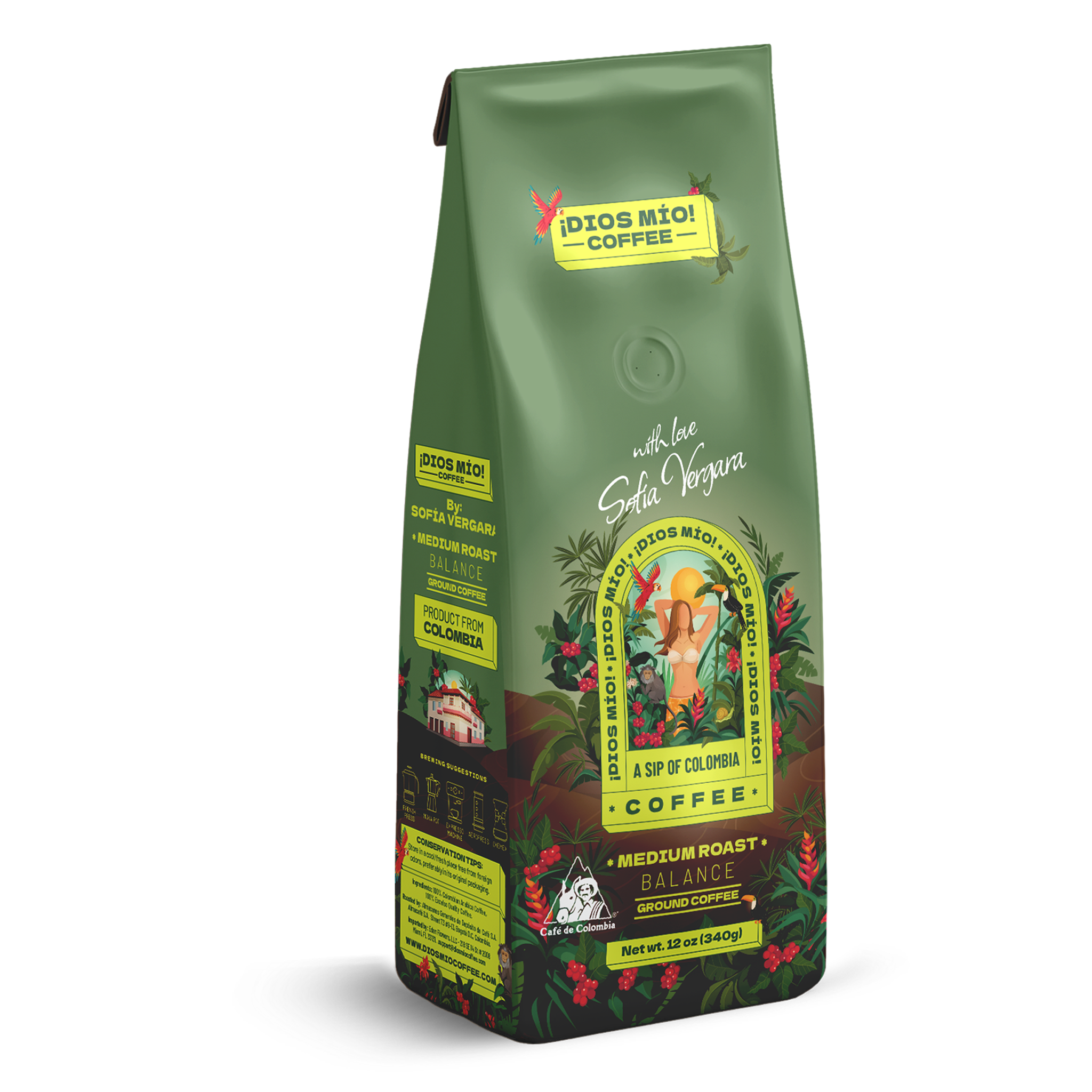 Medium Roast, Ground, 12 Oz bag