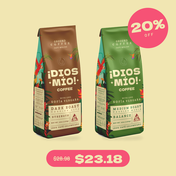 Dark & Medium Roast Ground Coffee Bundle – 12 oz