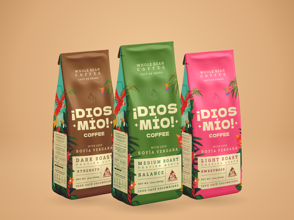 Mixed Roast, Whole Bean, 12 oz, Pack x3
