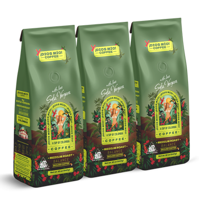 Medium Roast, Ground, 12 Oz bag, Packx3